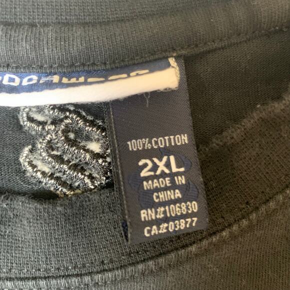 Vintage Rocawear-Y2K-Lime Green/Silver Graphic-Rhinestone-Size 2XL - Picture 5 of 8